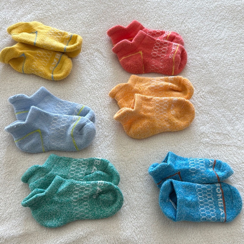 Bombas Colorful Toddler Ankle Socks Set
